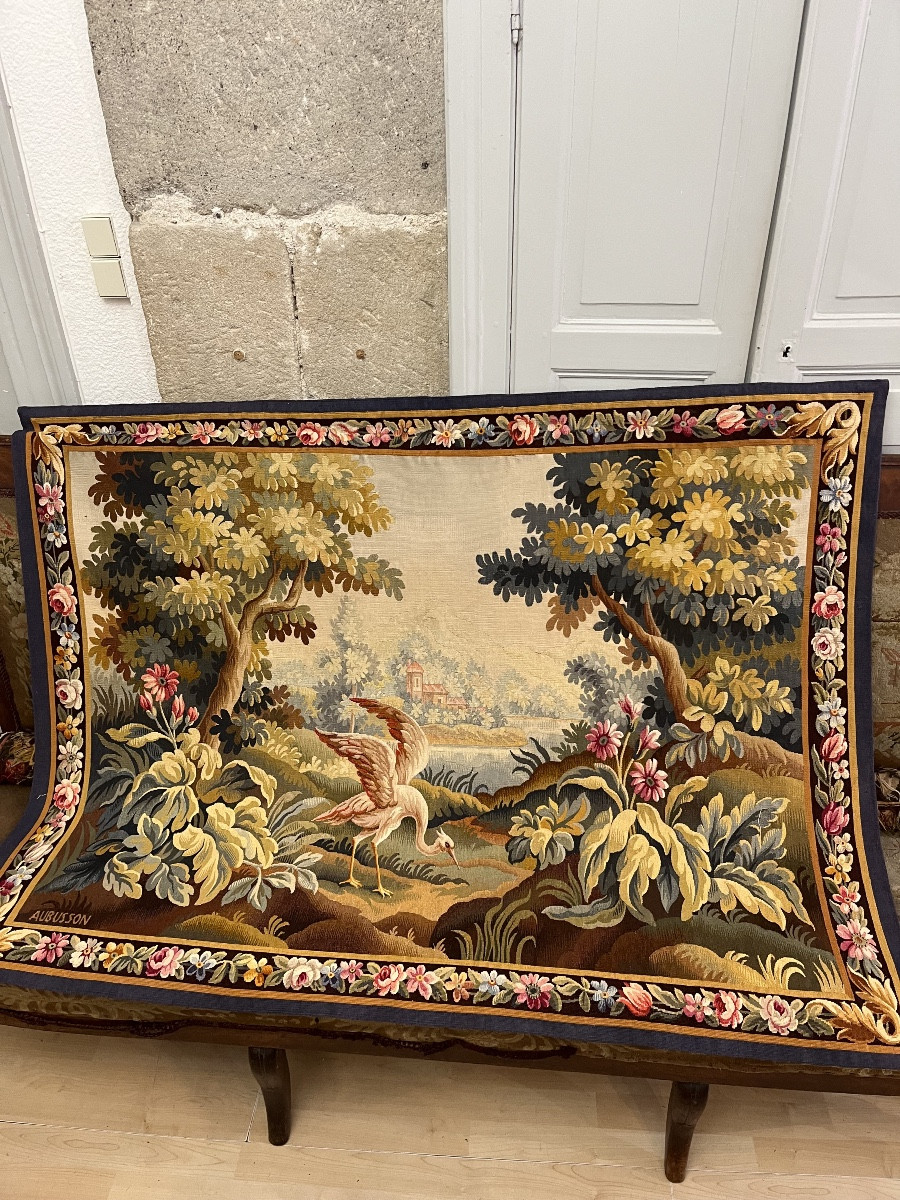 Tapisserie d’ Aubusson verdure 