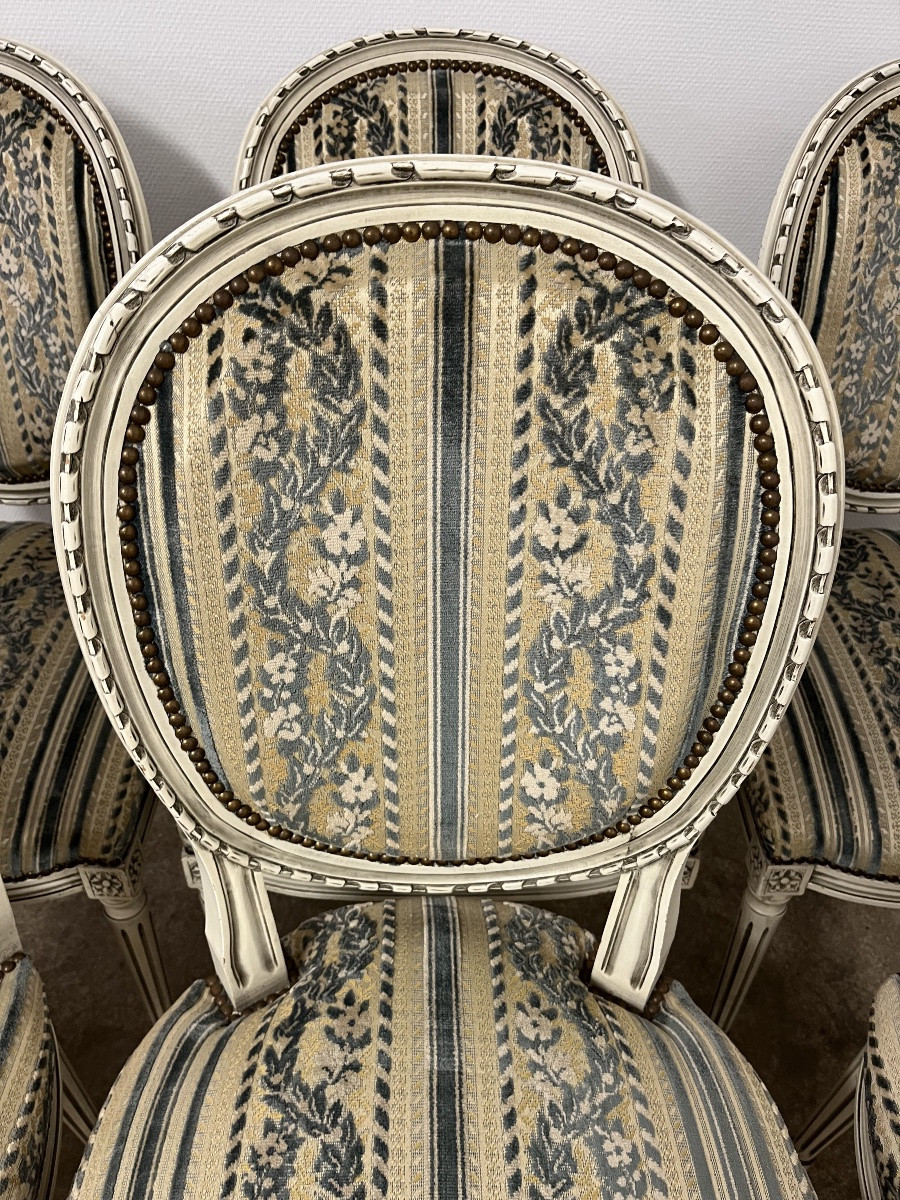 6 Louis XVI Style Chairs -photo-2
