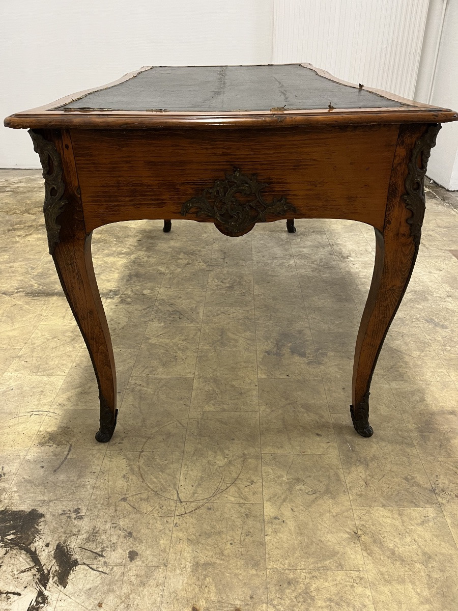 Mid-century Louis XV Bureau Plat, 18th Century -photo-3