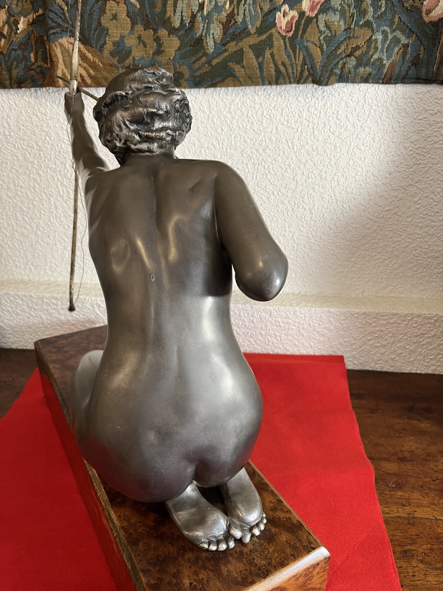  Bronze Diana The Huntress Art Deco Period By Cipriani-photo-3