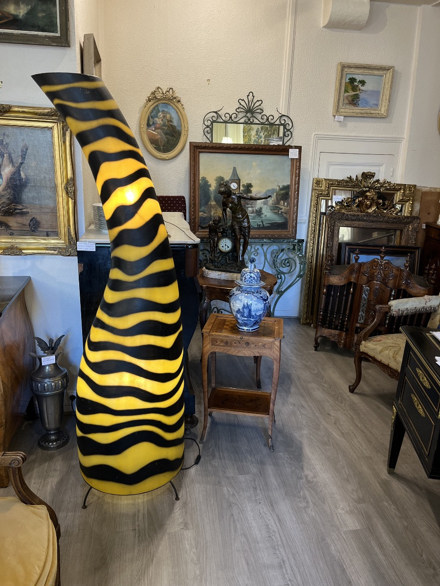 Grande lampe Giraffe de parquet année 60-photo-2