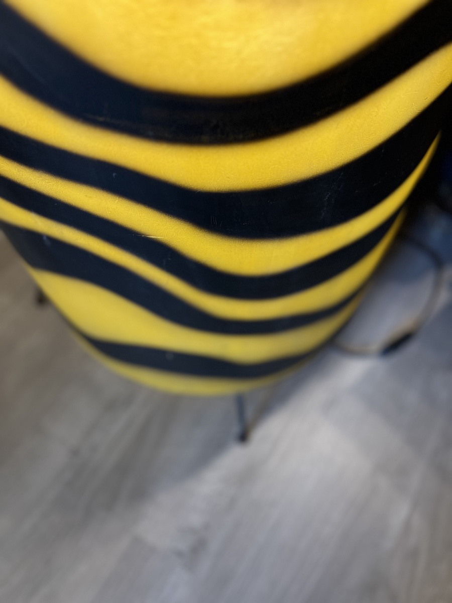 Grande lampe Giraffe de parquet année 60-photo-3