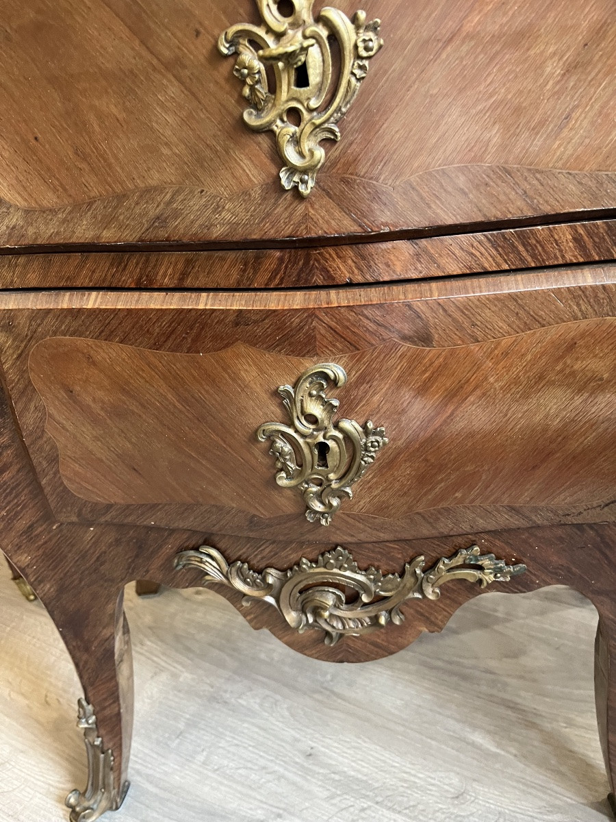 Petite commode d’entre deux de style Louis XV-photo-2
