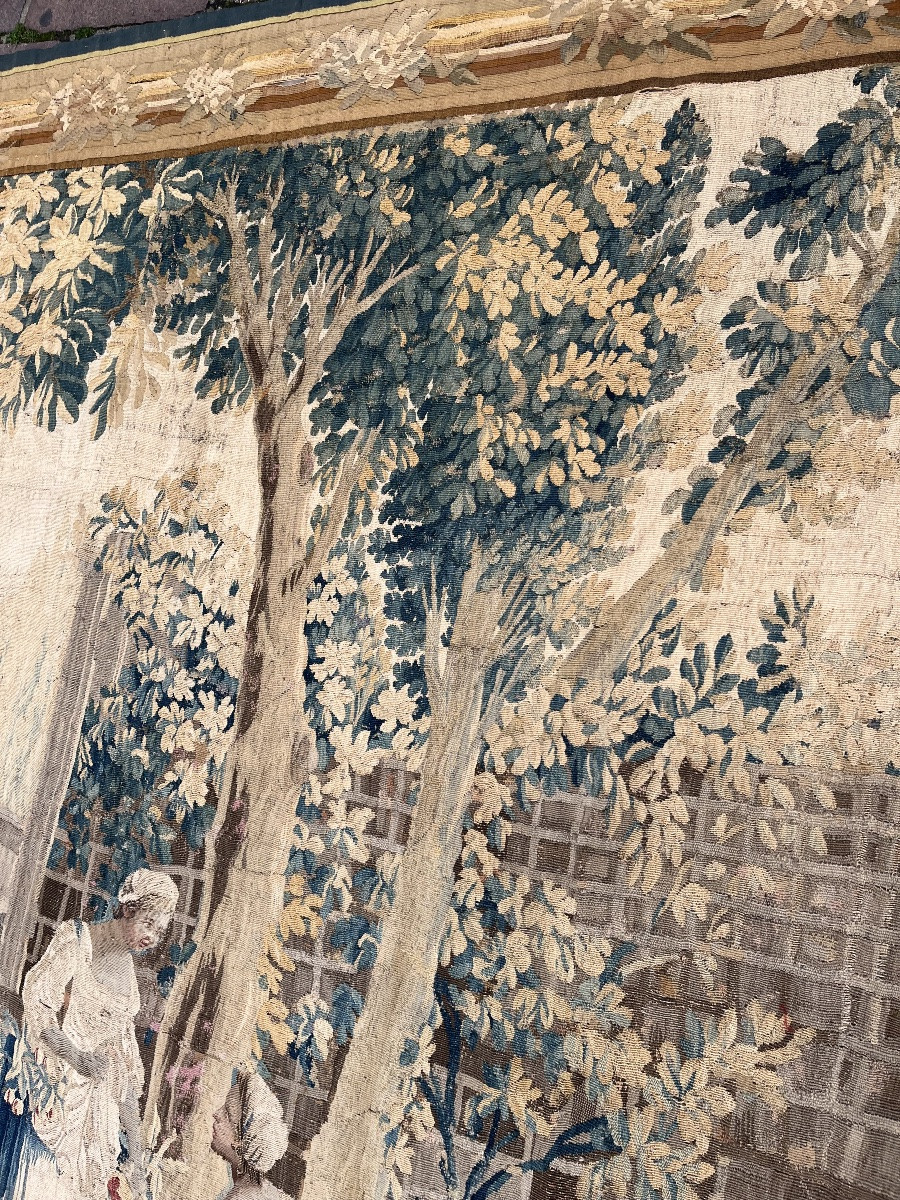 Aubusson Tapestry, First Half Of The 18th Century -photo-2