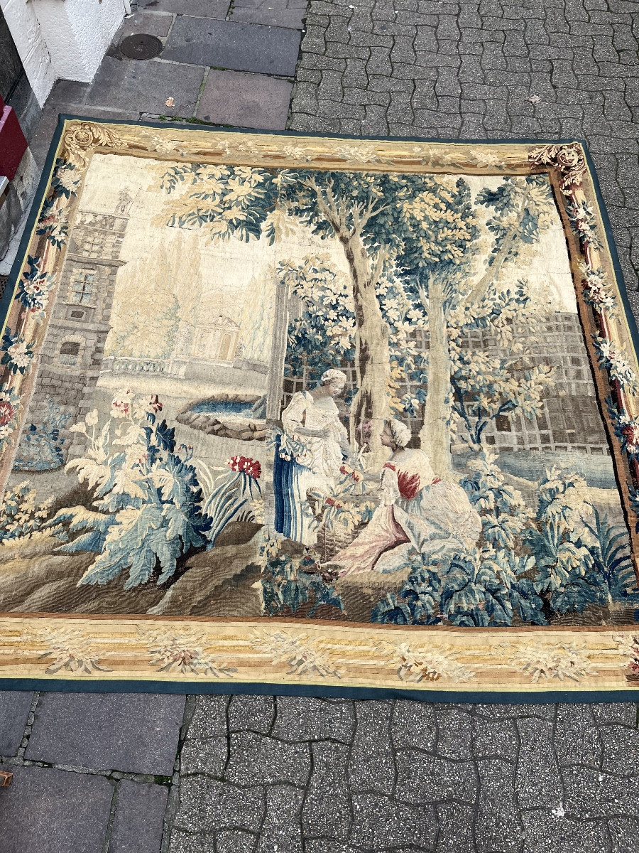 Aubusson Tapestry, First Half Of The 18th Century 