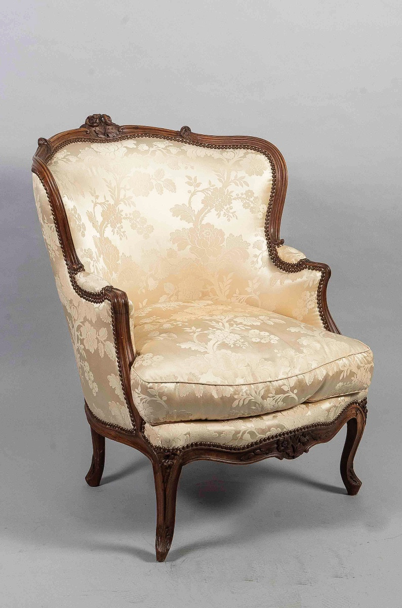 Grande bergère Époque  Louis  XV -photo-2