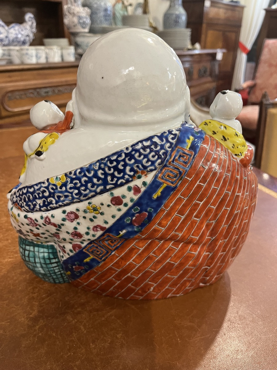 Bouddha en porcelaine Chine Ancien-photo-2