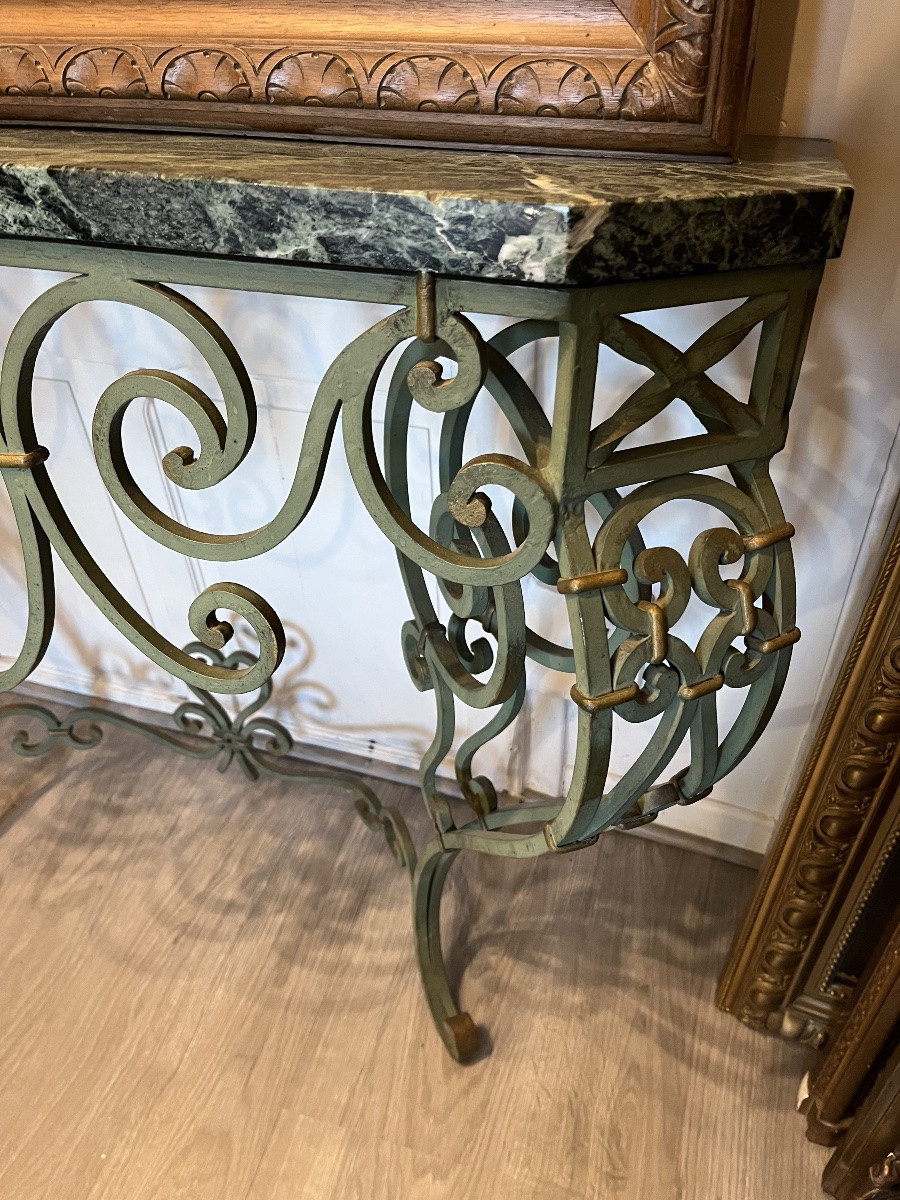 Console en fer forgé  années 40 /50-photo-2