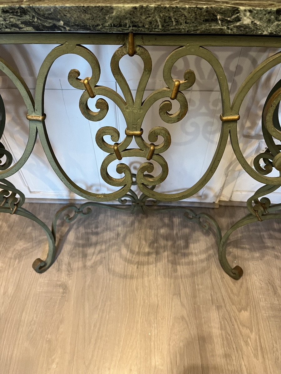 Console en fer forgé  années 40 /50-photo-3