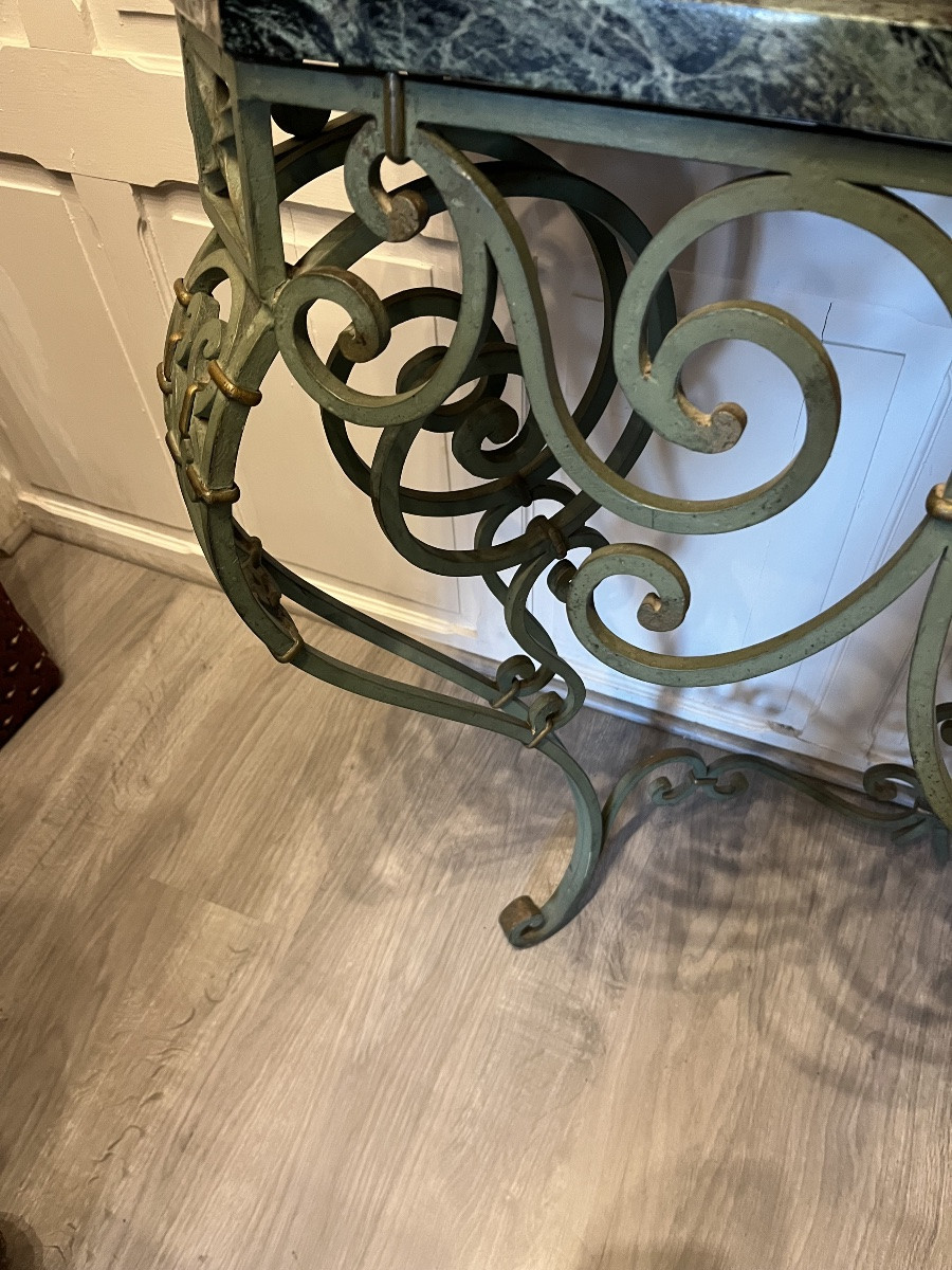 Console en fer forgé  années 40 /50-photo-4
