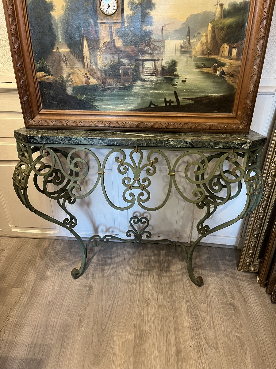 Console en fer forgé  années 40 /50