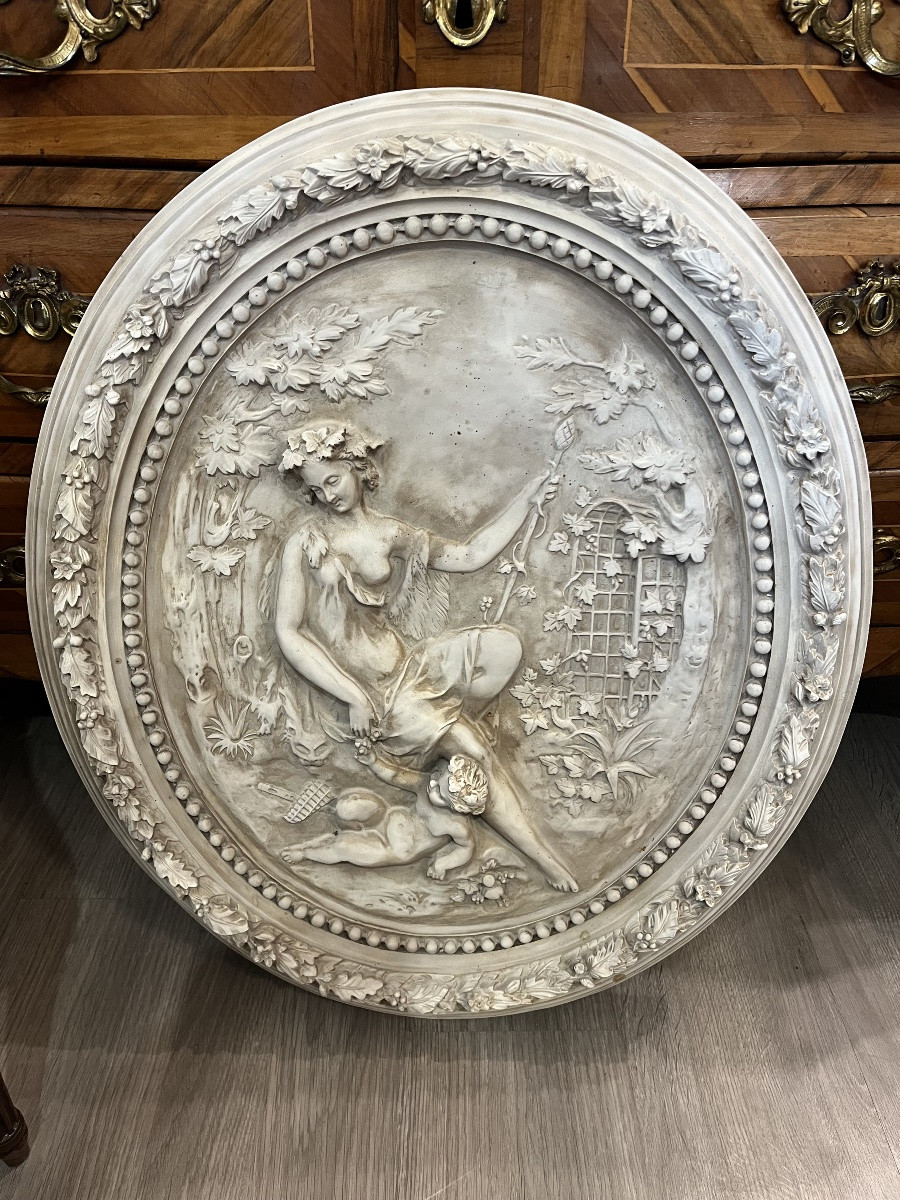 Louis XVI Style Medallions Depicting The Four Seasons -photo-4