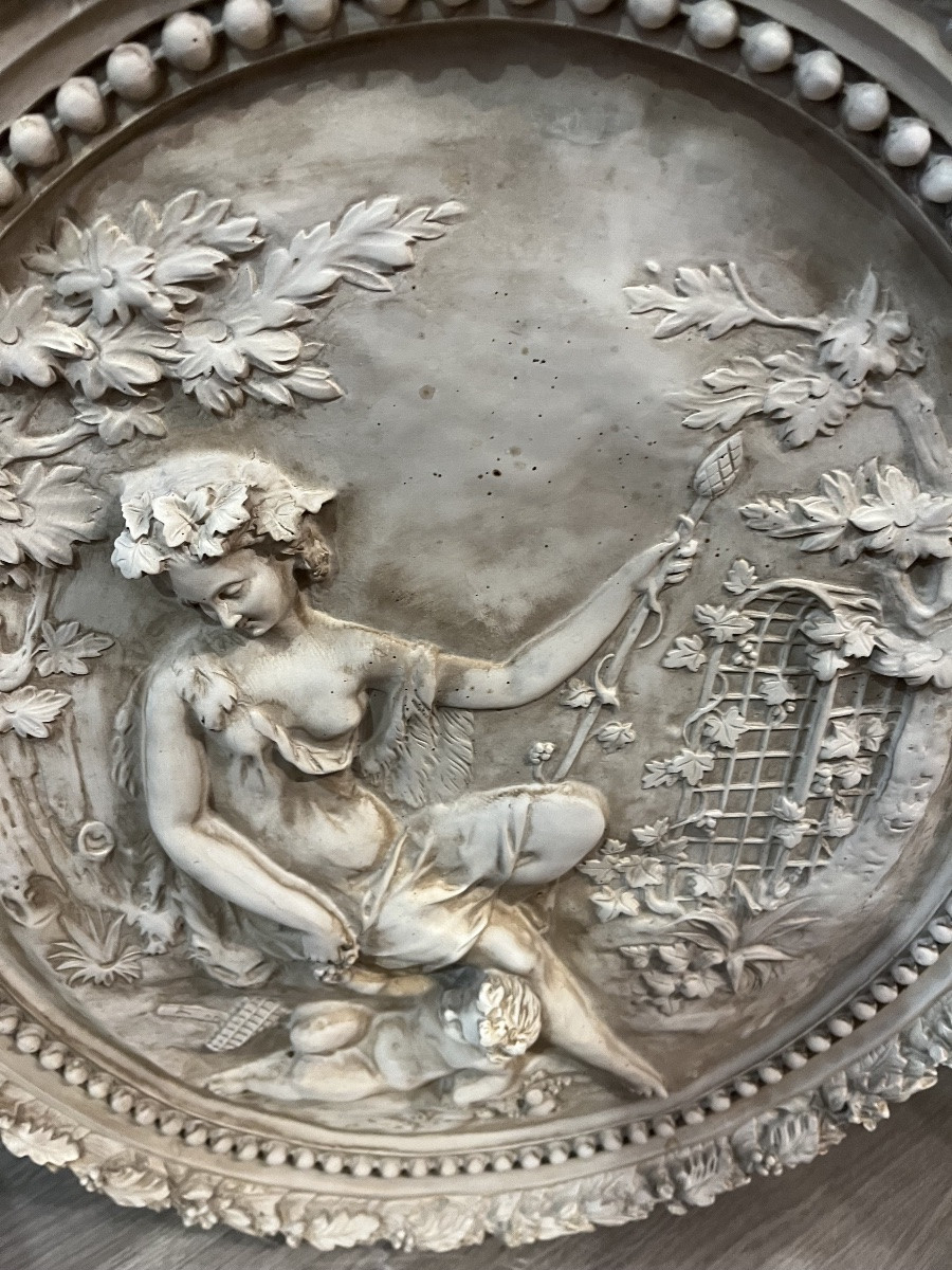 Louis XVI Style Medallions Depicting The Four Seasons -photo-1