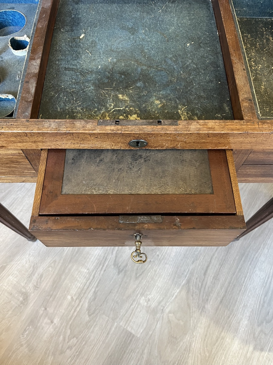 Poudreuse d’homme en acajou Époque Louis X VI -photo-4