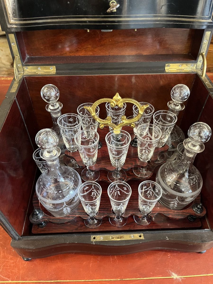 Cave à liqueurs Époque Napoléon III -photo-2