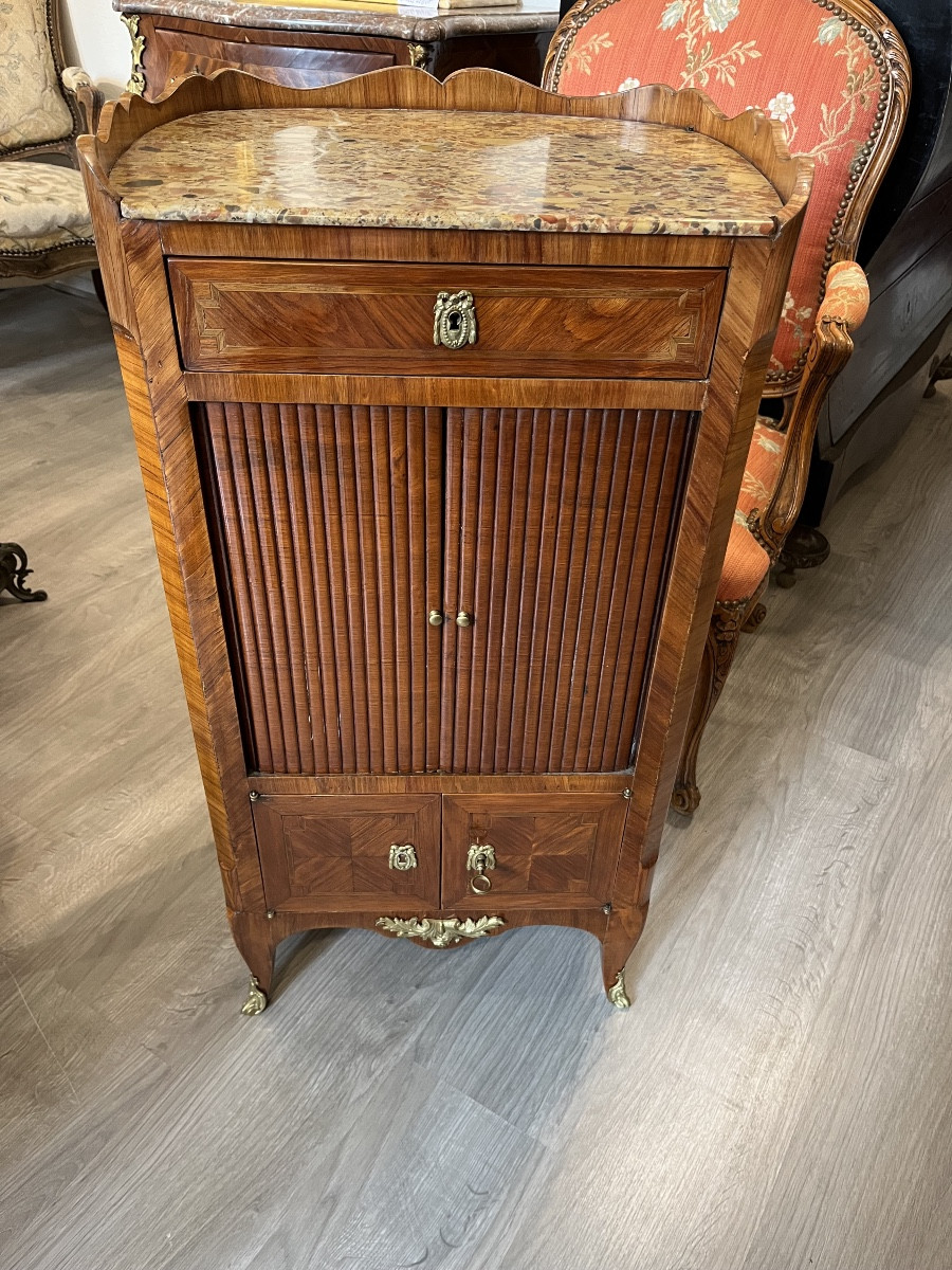 Rare Louis XV Period Rosewood Snack Cabinet