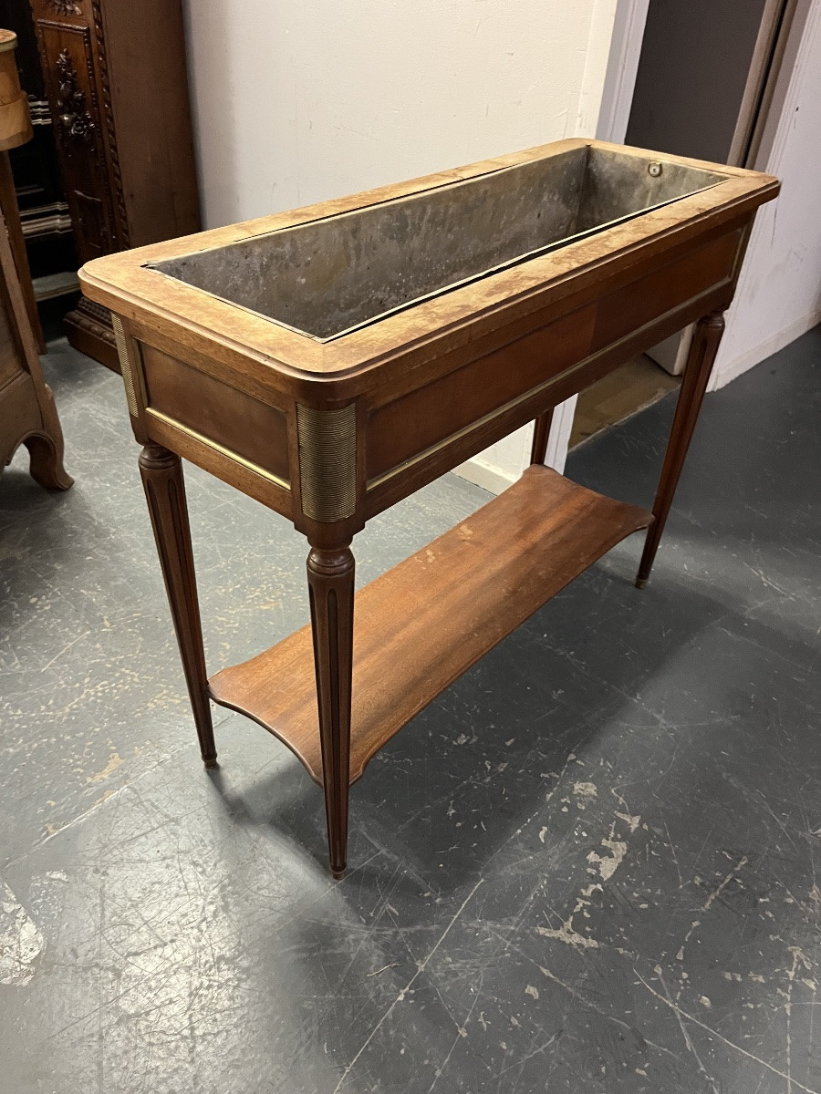 Paire de jardinières en acajou 19 éme Siècle -photo-2