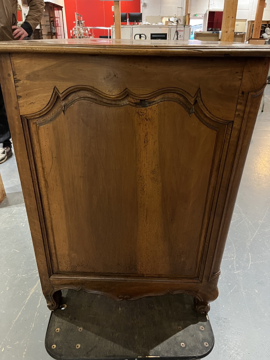 Commode époque Louis XV en noyer -photo-2