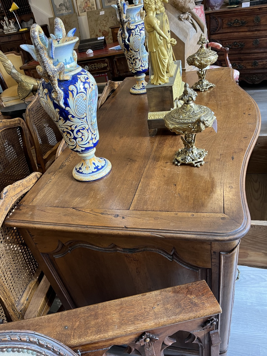 Commode époque Louis XV en noyer -photo-2
