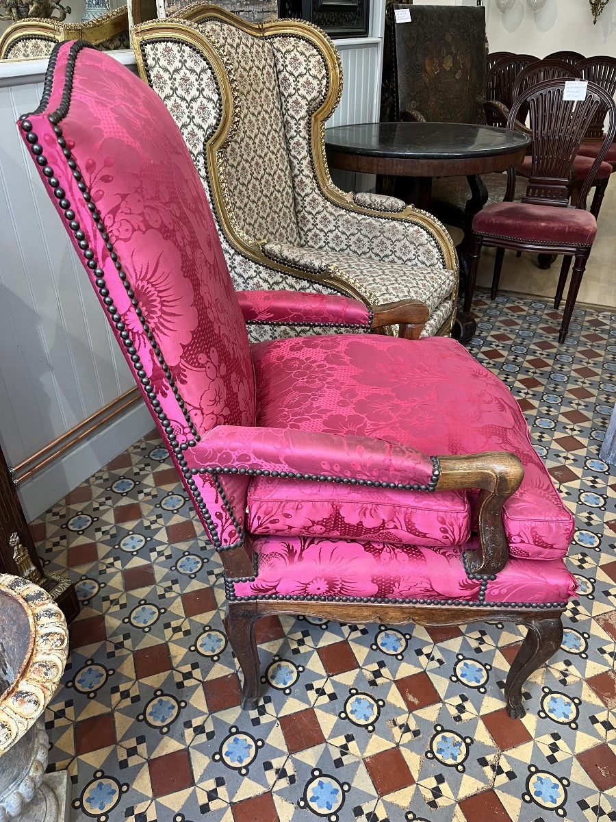 Walnut Armchair Louis XIV Period-photo-3
