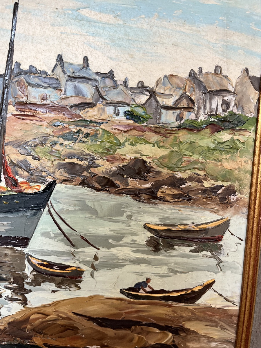 Table Hsp Fishing Port In Finistère . Signed-photo-3