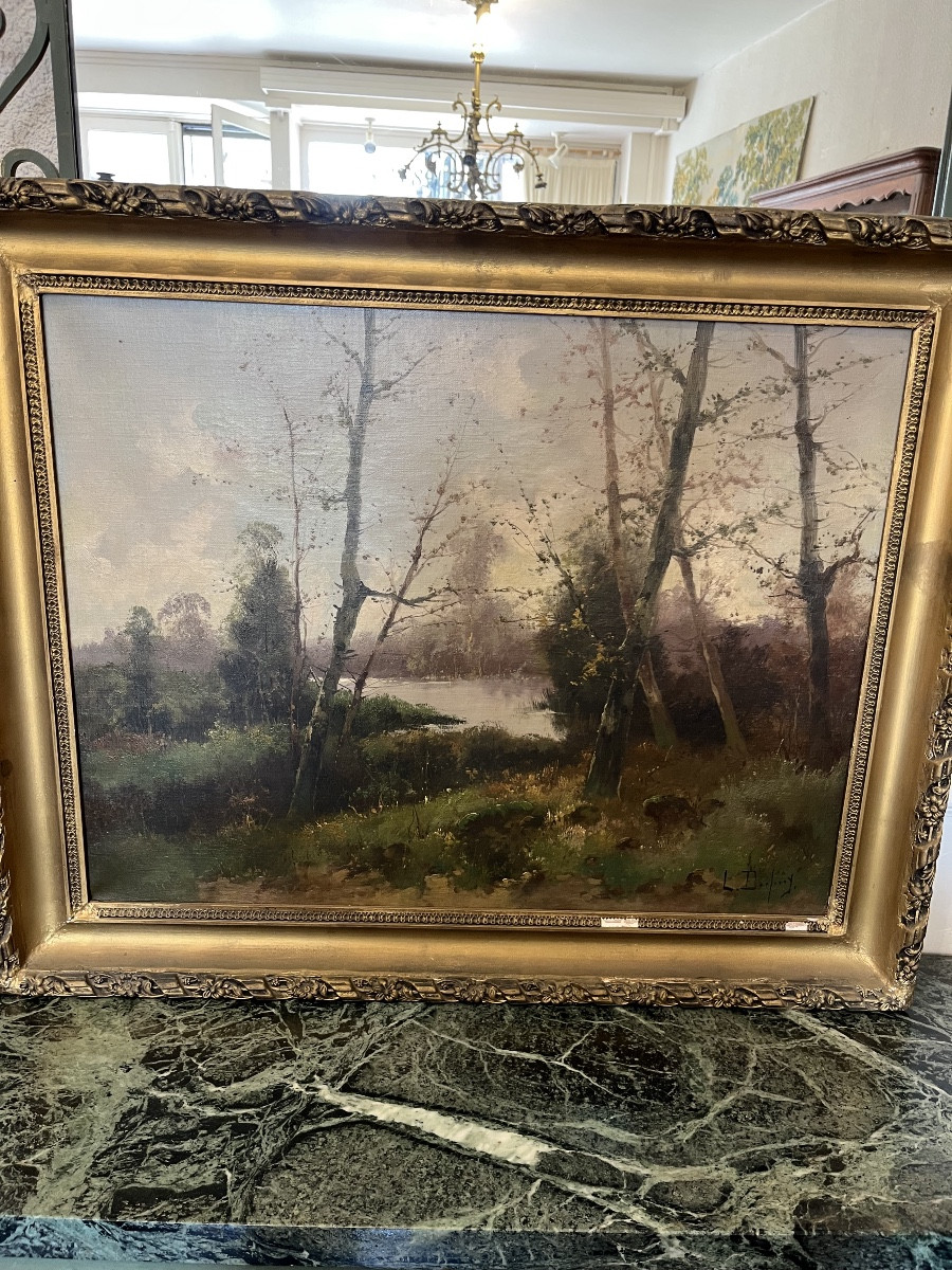 Oil On Canvas Landscape Painting By Galien - Laloue