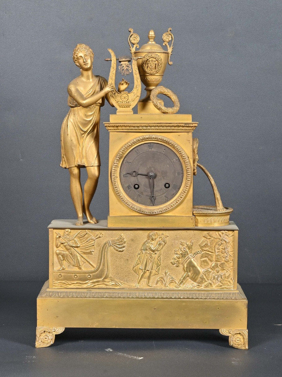 Gilt Bronze Clock Charles X Period