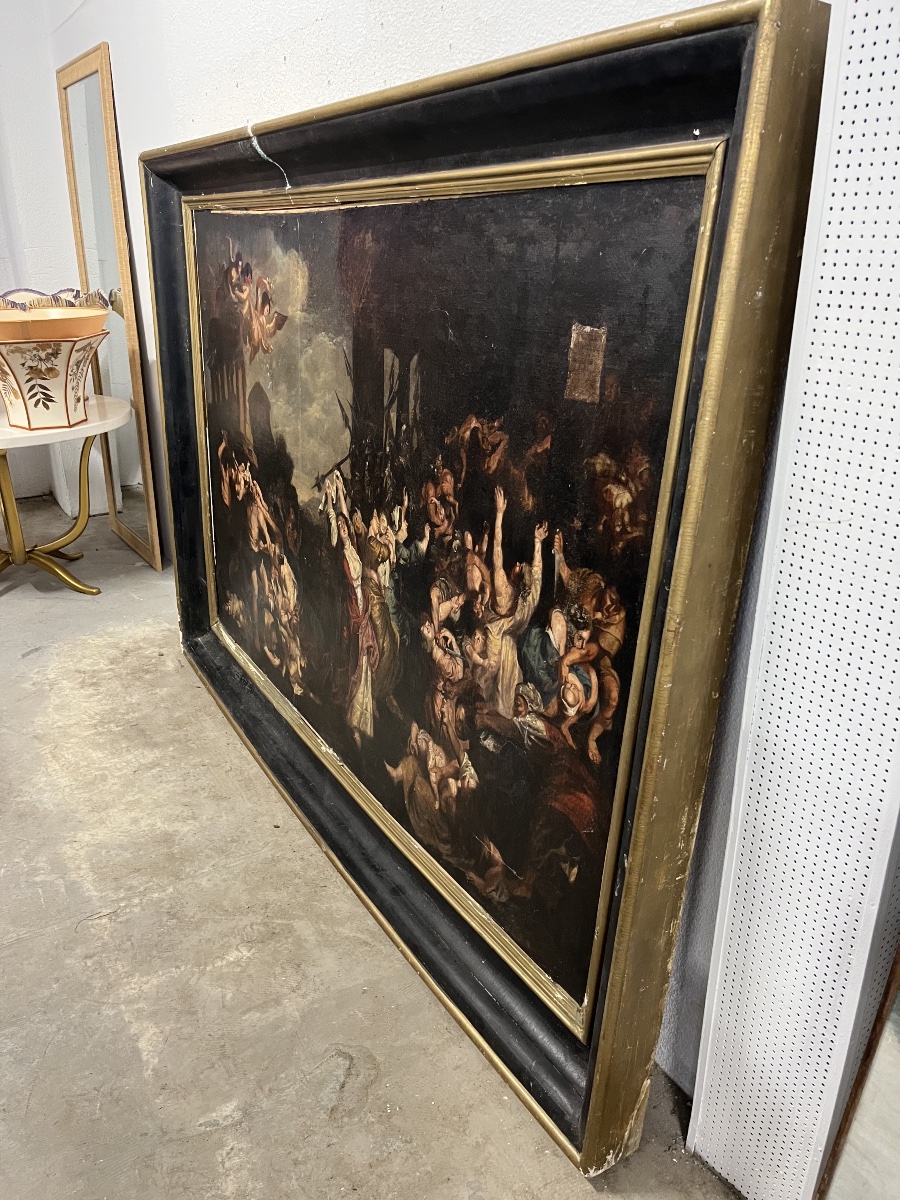 Important tableau « Le massacre des innocents «  -photo-3