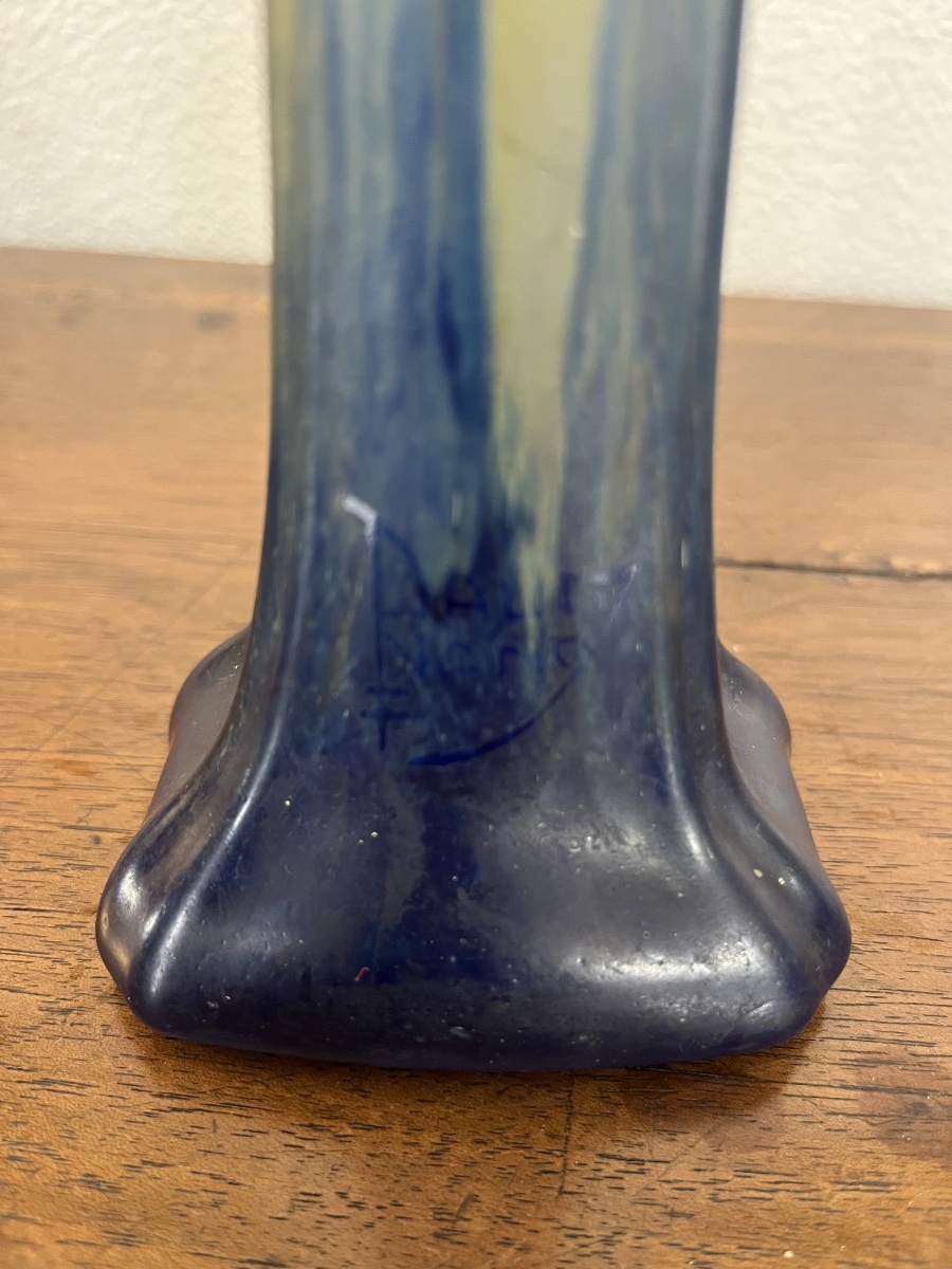 Base pâte de verre signé Daum