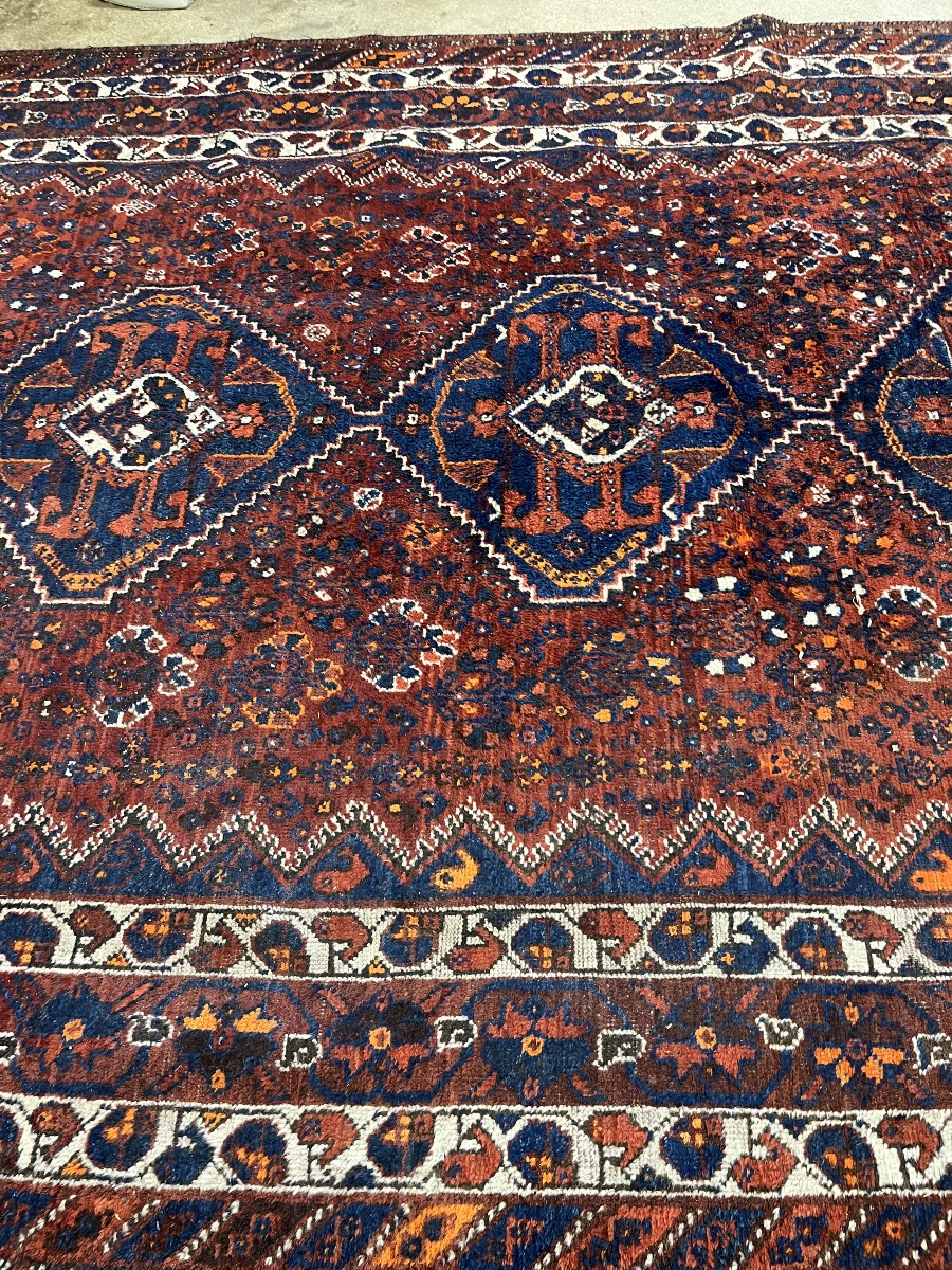 Important tapis en laine fait main -photo-1