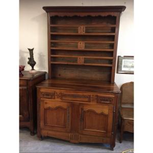 Provencal Dresser Buffet In Fruit Wood Early 19th Century 