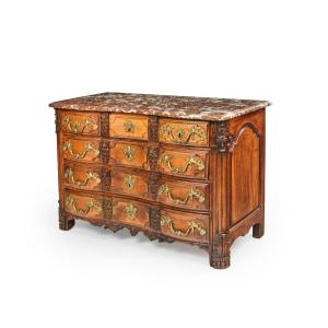 Très belle commode arbalète de style Louis XIV