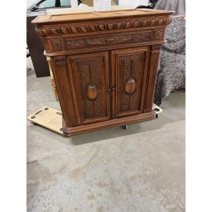 Renaissance-style Cabinet At Counter Height
