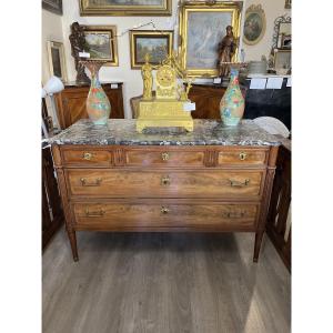 Beautiful Mahogany Chest Of Drawers From The Louis XVI Period