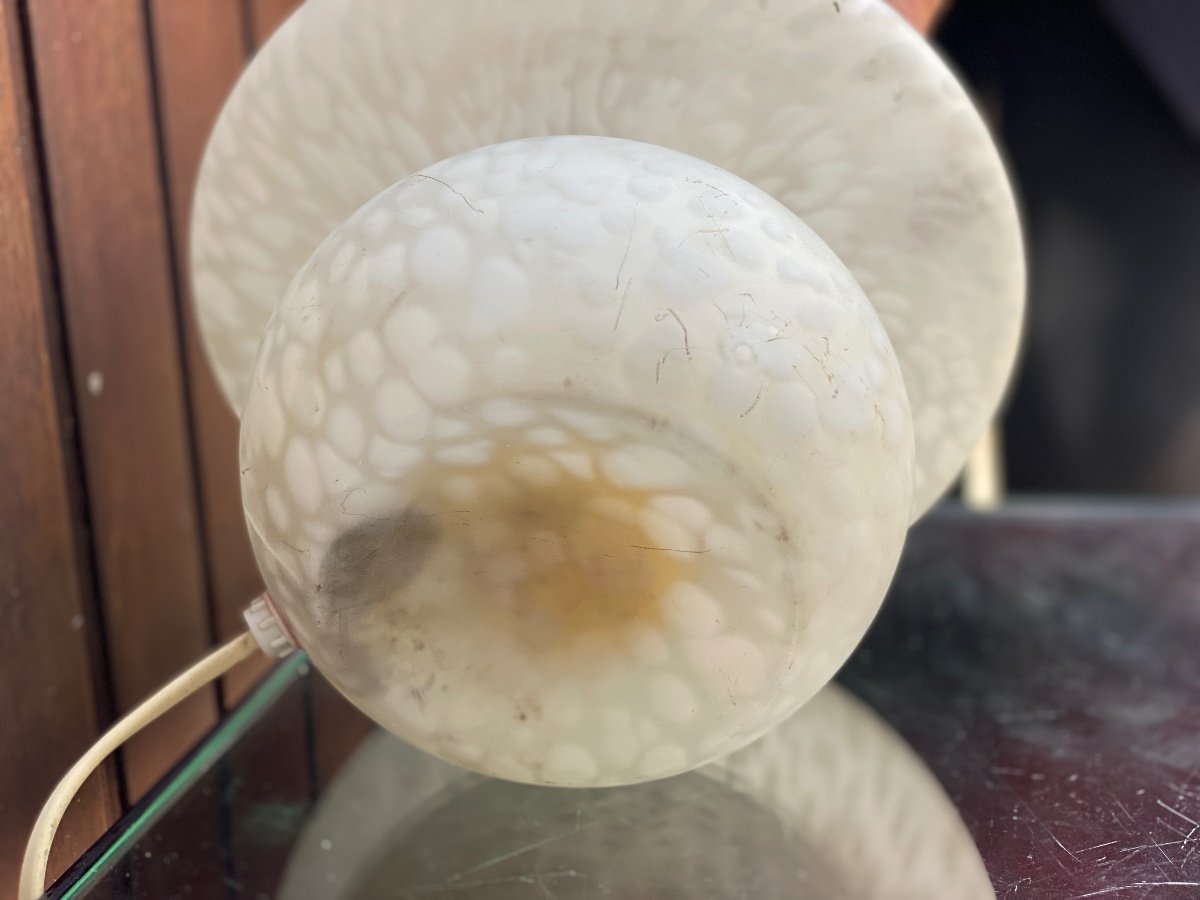Mushroom Lamp Glass Murano 70s Perfect Shape-photo-1