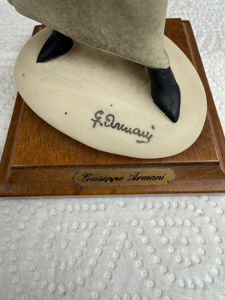 Sculpture Figurine Woman Signed Giuseppe Armani 80s-photo-3