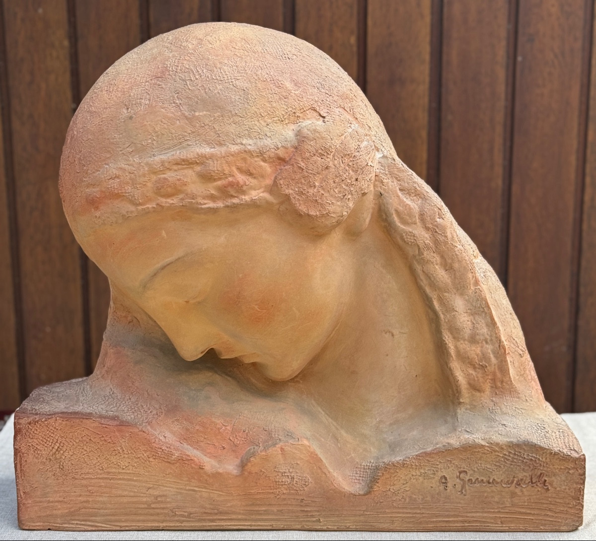 Terracotta Sculpture Signed A. Gennarelli 1930