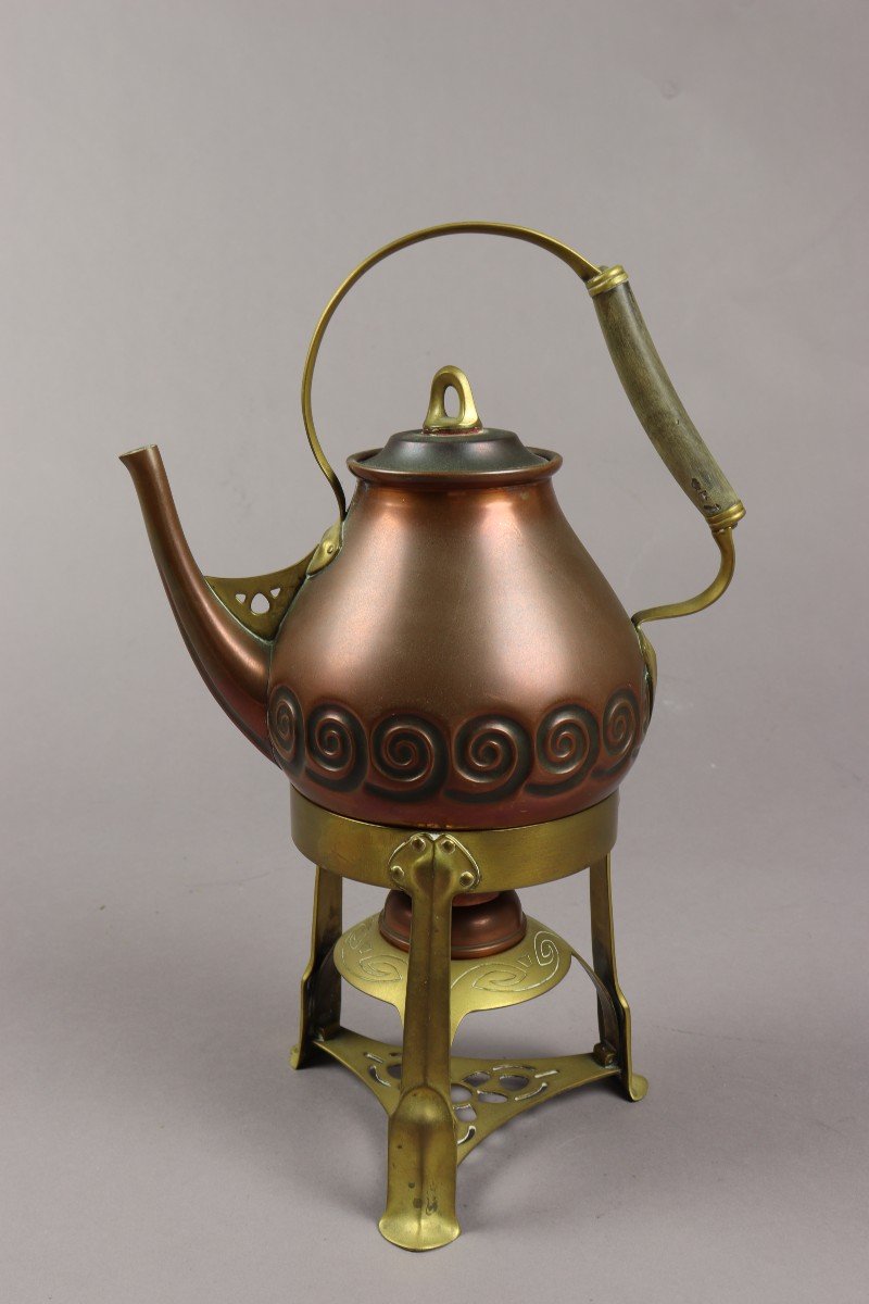 Teapot And Its Stove By Albin Müller-photo-4