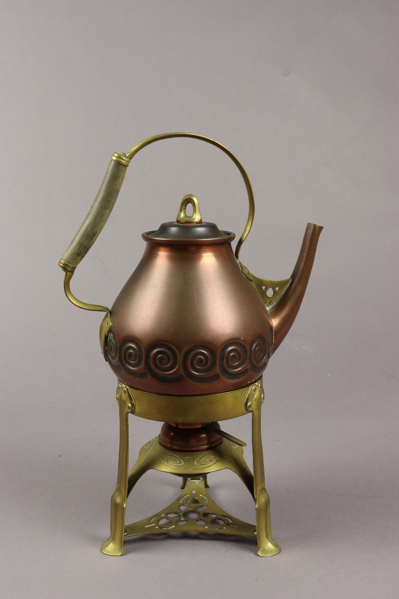 Teapot And Its Stove By Albin Müller