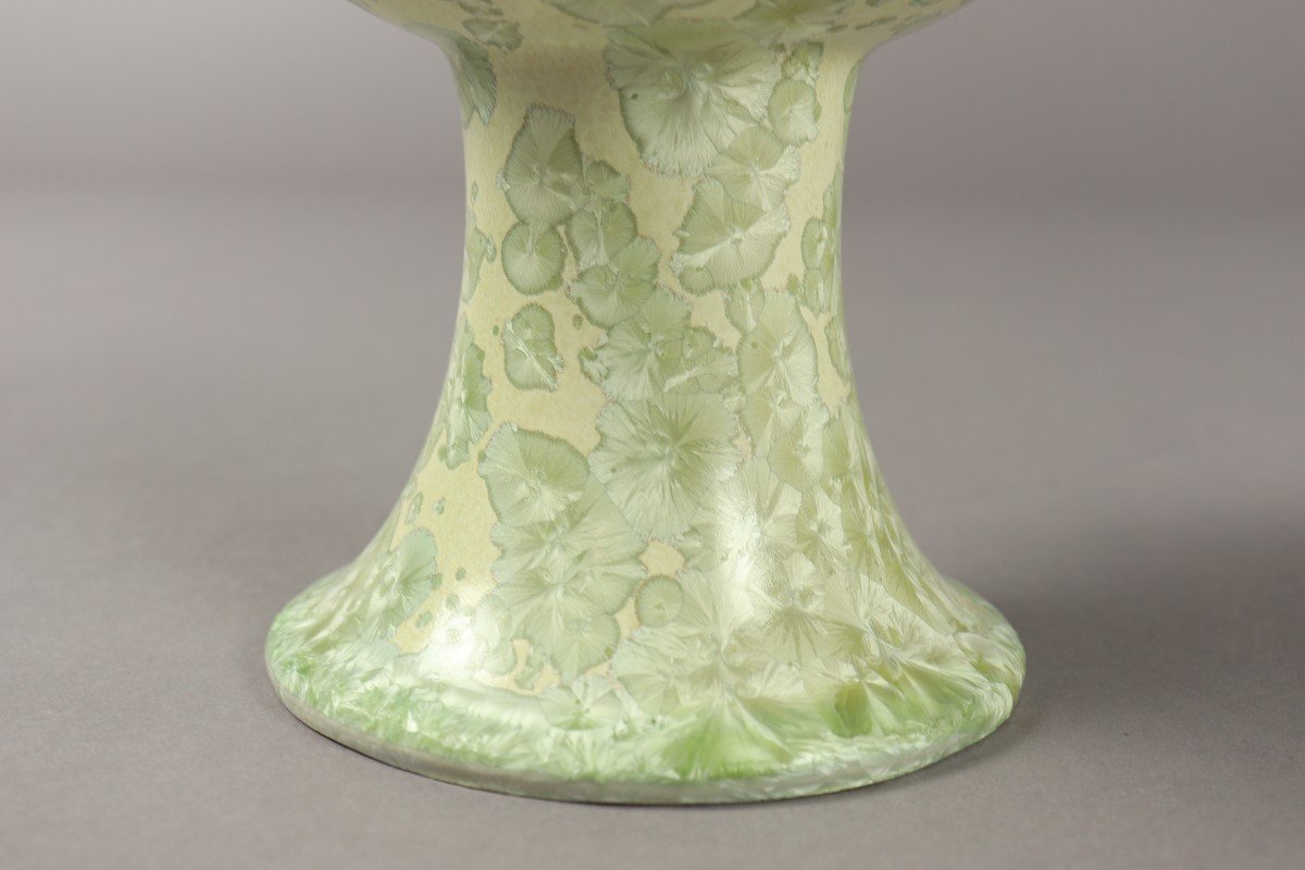 Vase De Sèvres à Décor De Crtistallisation-photo-1