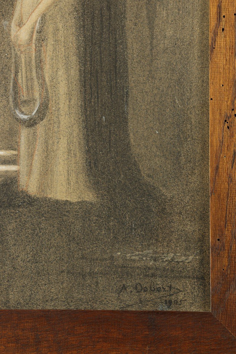 Muse Du Soir Par Alphonse Osbert-photo-2
