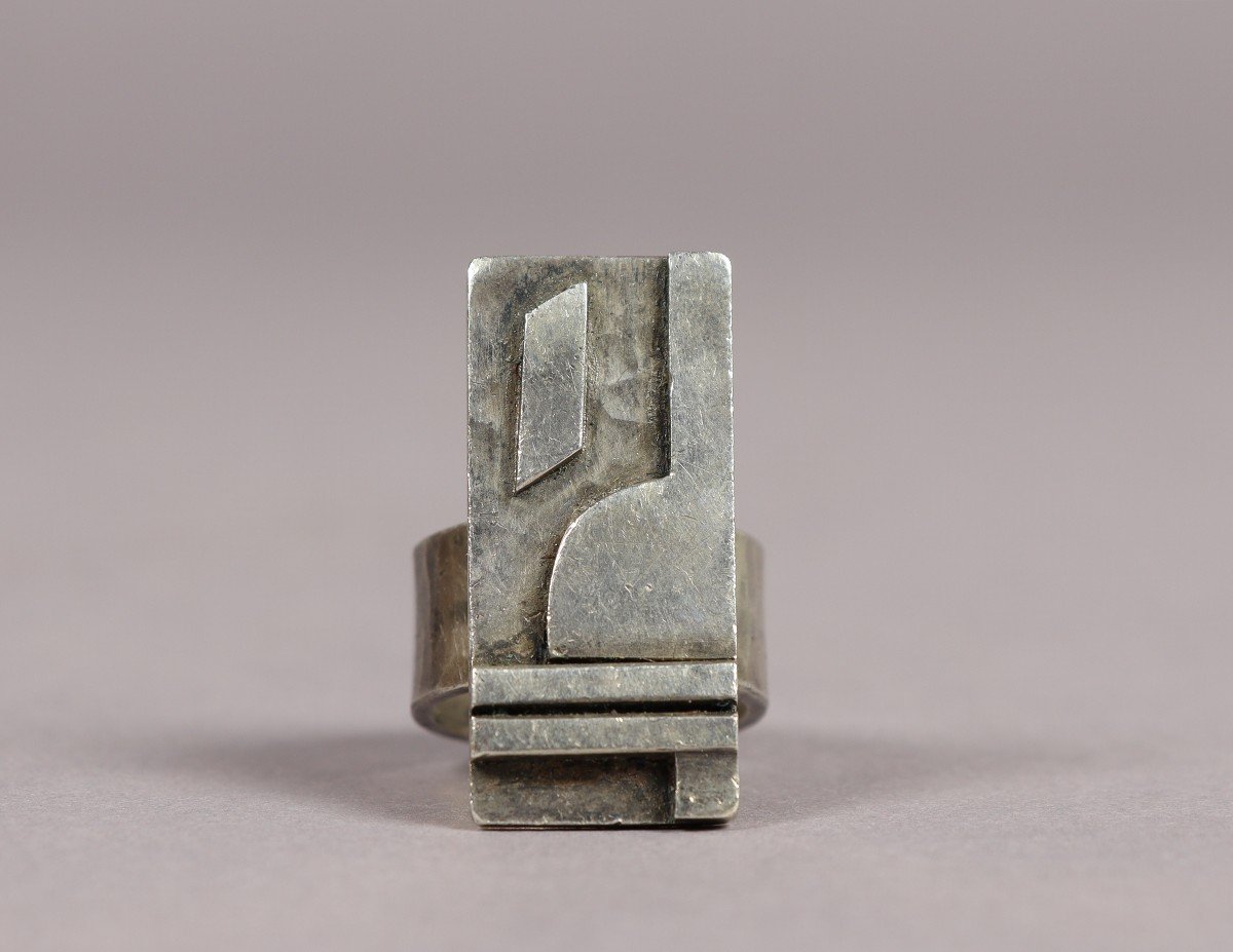 Silver Ring By Jean Després-photo-2