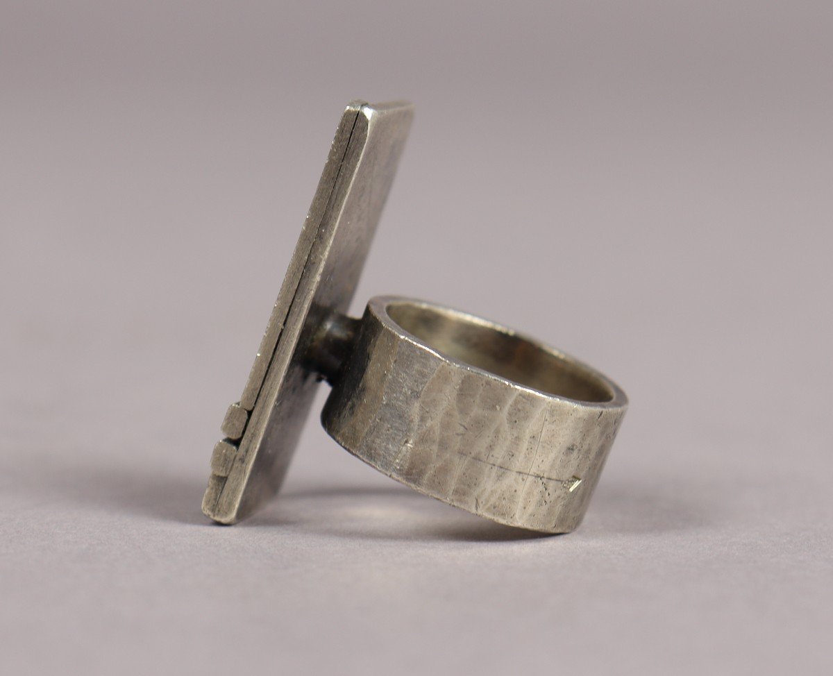 Silver Ring By Jean Després-photo-3