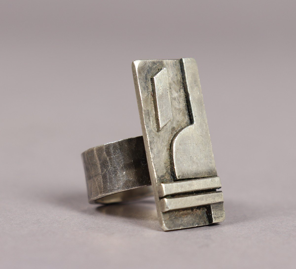Silver Ring By Jean Després-photo-4
