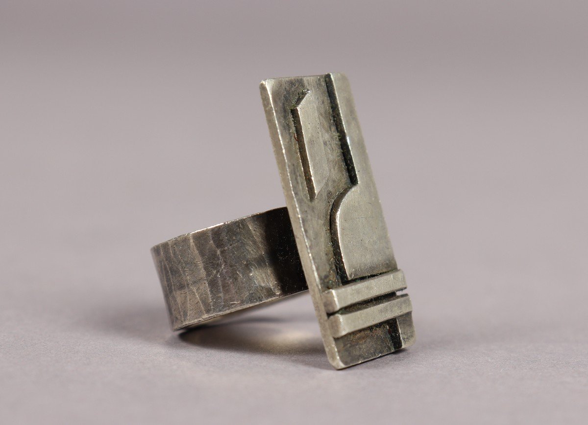 Silver Ring By Jean Després