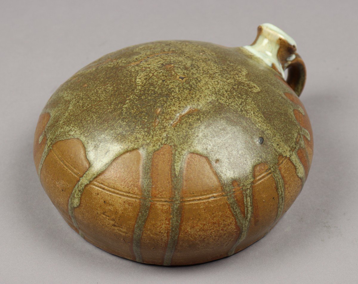 Vase-gourde "Pièce Barbare" par Jean Carriès-photo-2