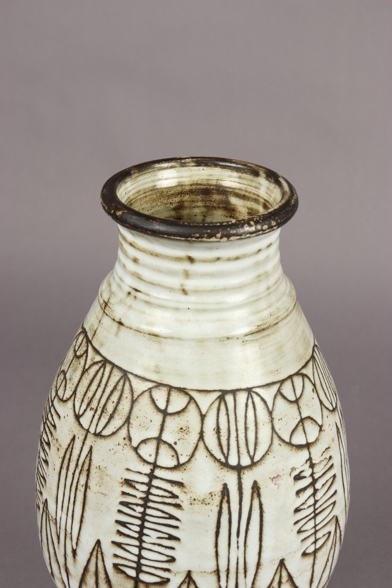 Grand Vase Par Jacques Pouchain-photo-7