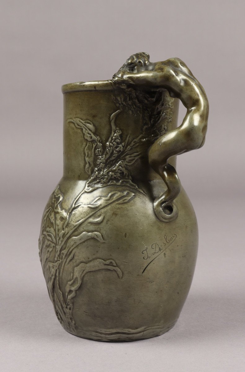 Sirène, Vase Par Jules Desbois-photo-4