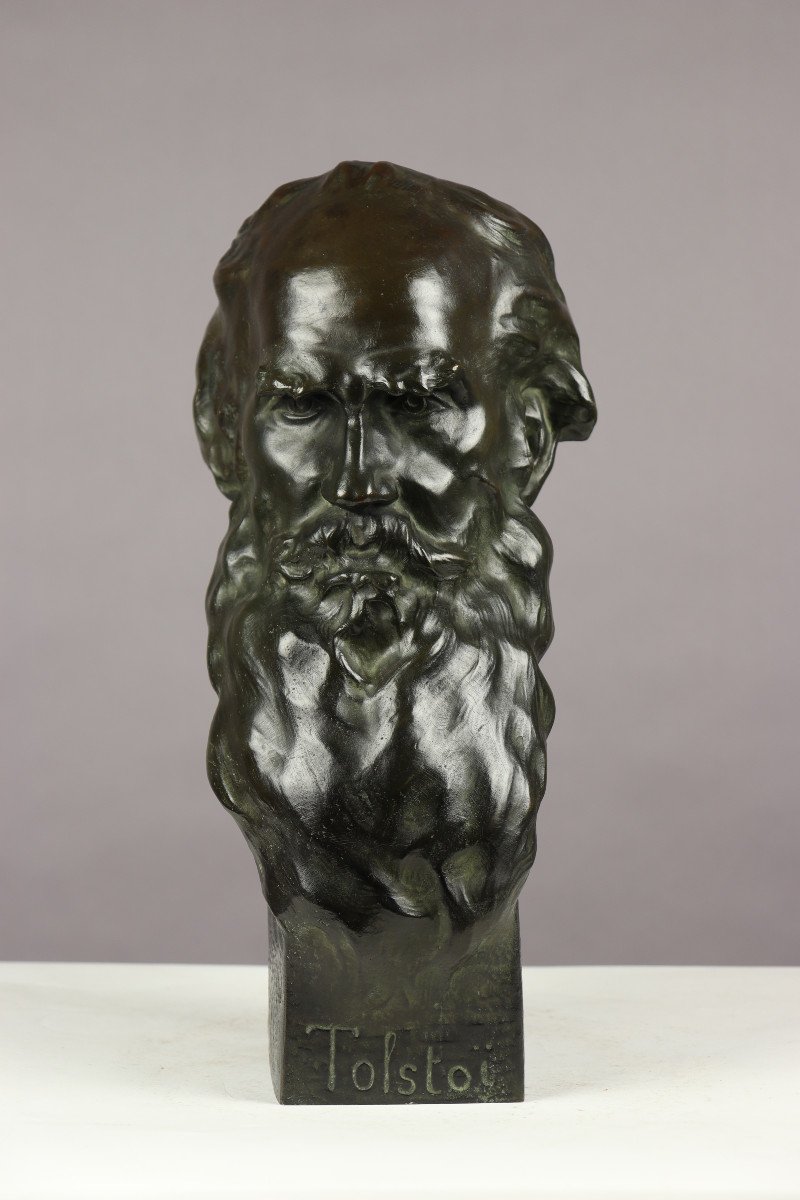 Portrait Of Leo Tolstoy By His Son