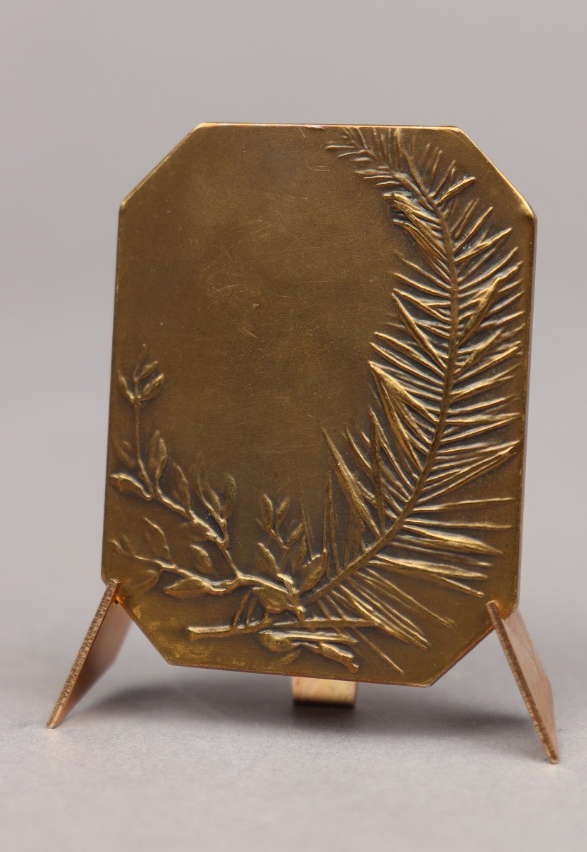 Painting, Bronze Medal By Alexandre Charpentier-photo-1